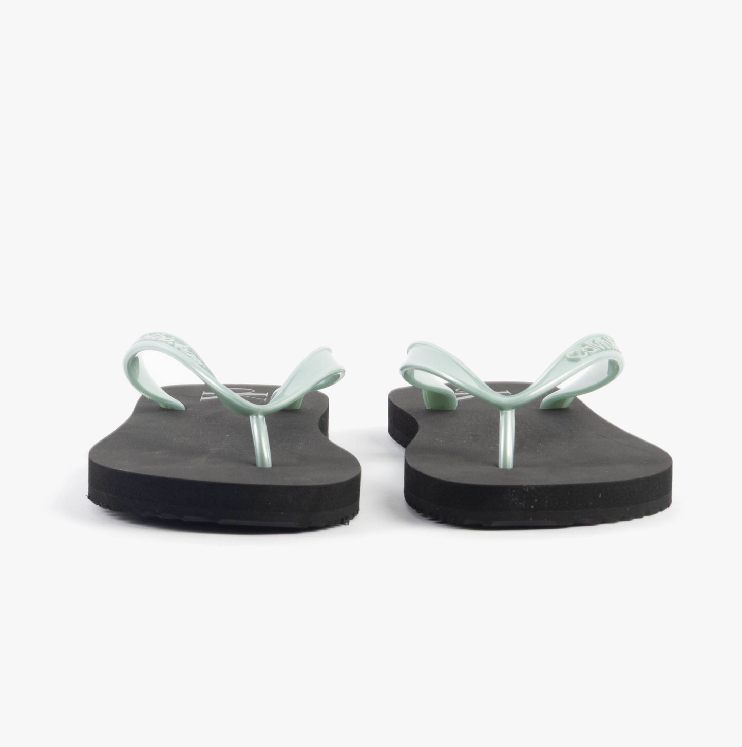 Calvin Klein BEACH SANDAL MONOLOG Womens Sandals Black/Cloud Blue