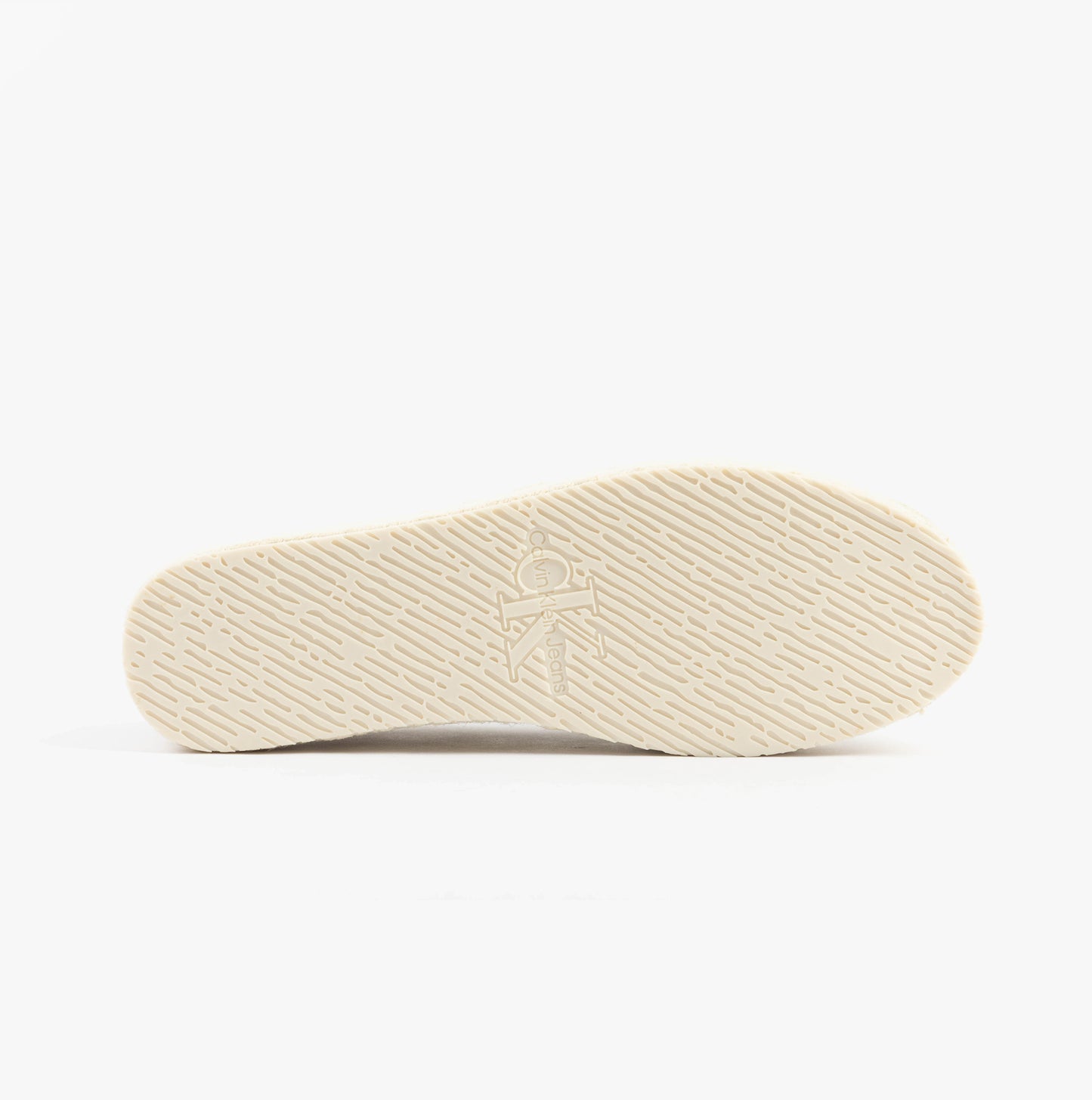 Calvin Klein FLATFORM Espadrille Womens Canvas Shoes Turtle Dove