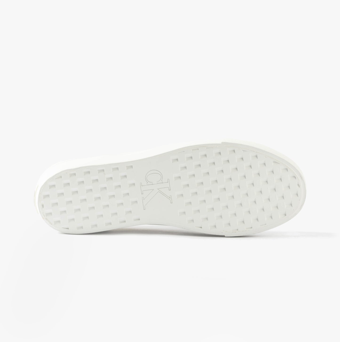 Calvin Klein VULC FLATFORM LOW Womens Trainers Triple Bright White