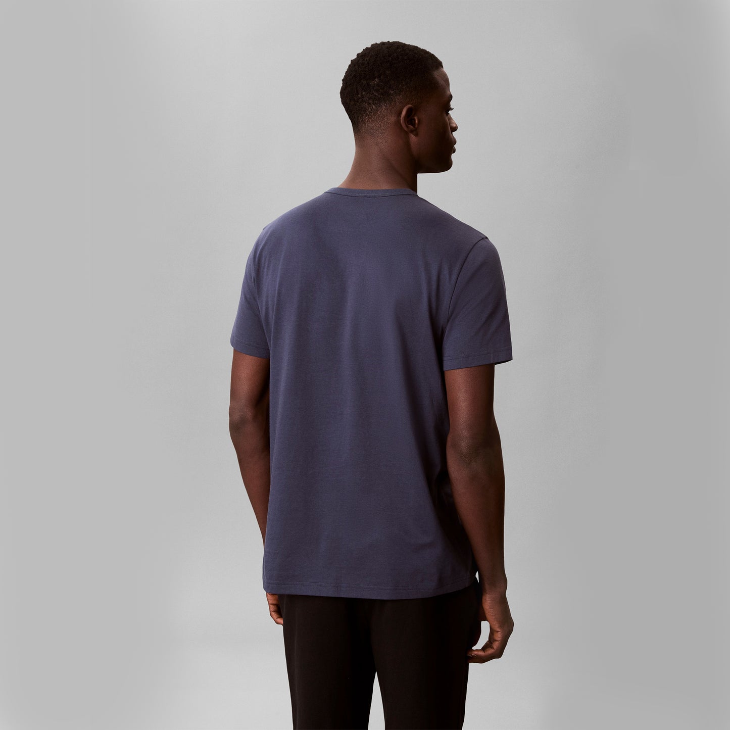 Calvin Klein S/S CREW NECK Mens T-Shirt Blue Nights
