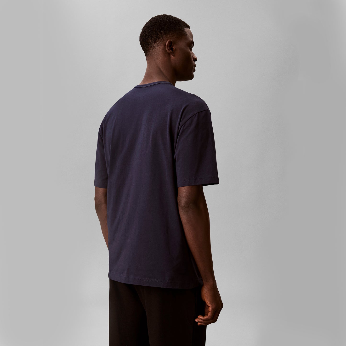 Calvin Klein MONOGRAM S/S CREW NECK Mens T-Shirt Shoreline