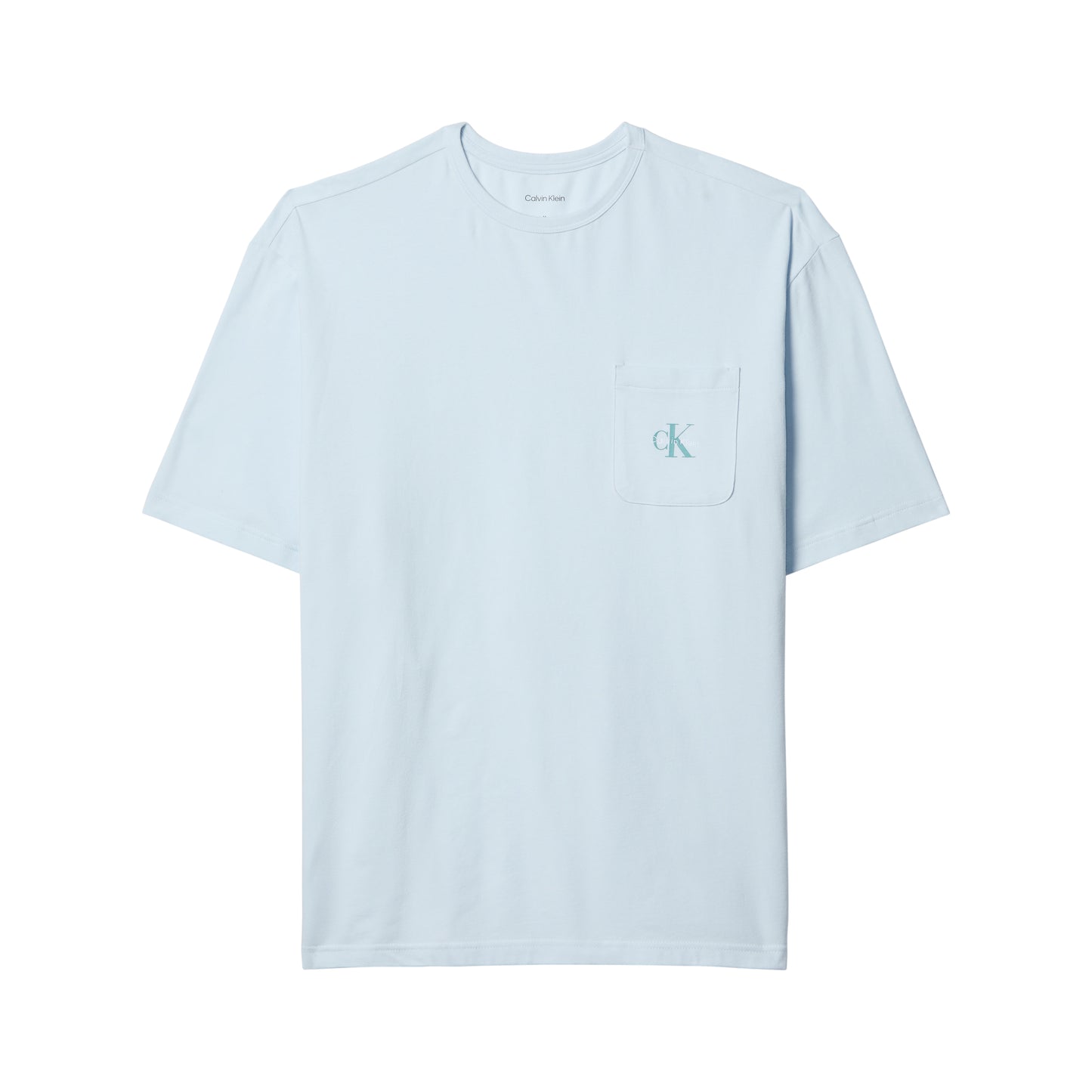 Calvin Klein MONOGRAM S/S CREW NECK Mens T-Shirt Ballad Blue