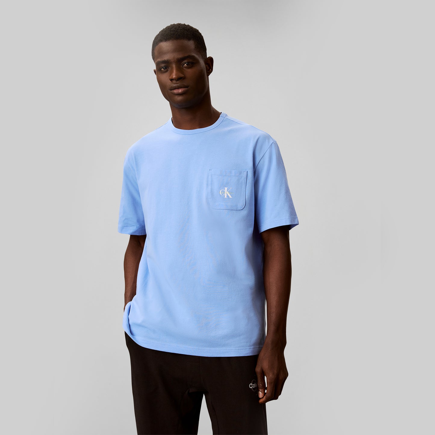 Calvin Klein 2 PACK SS T-SHIRT Mens T-Shirts & Tank Tops Blue Descent