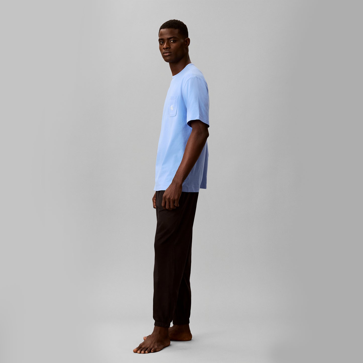 Calvin Klein 2 PACK SS T-SHIRT Mens T-Shirts & Tank Tops Blue Descent