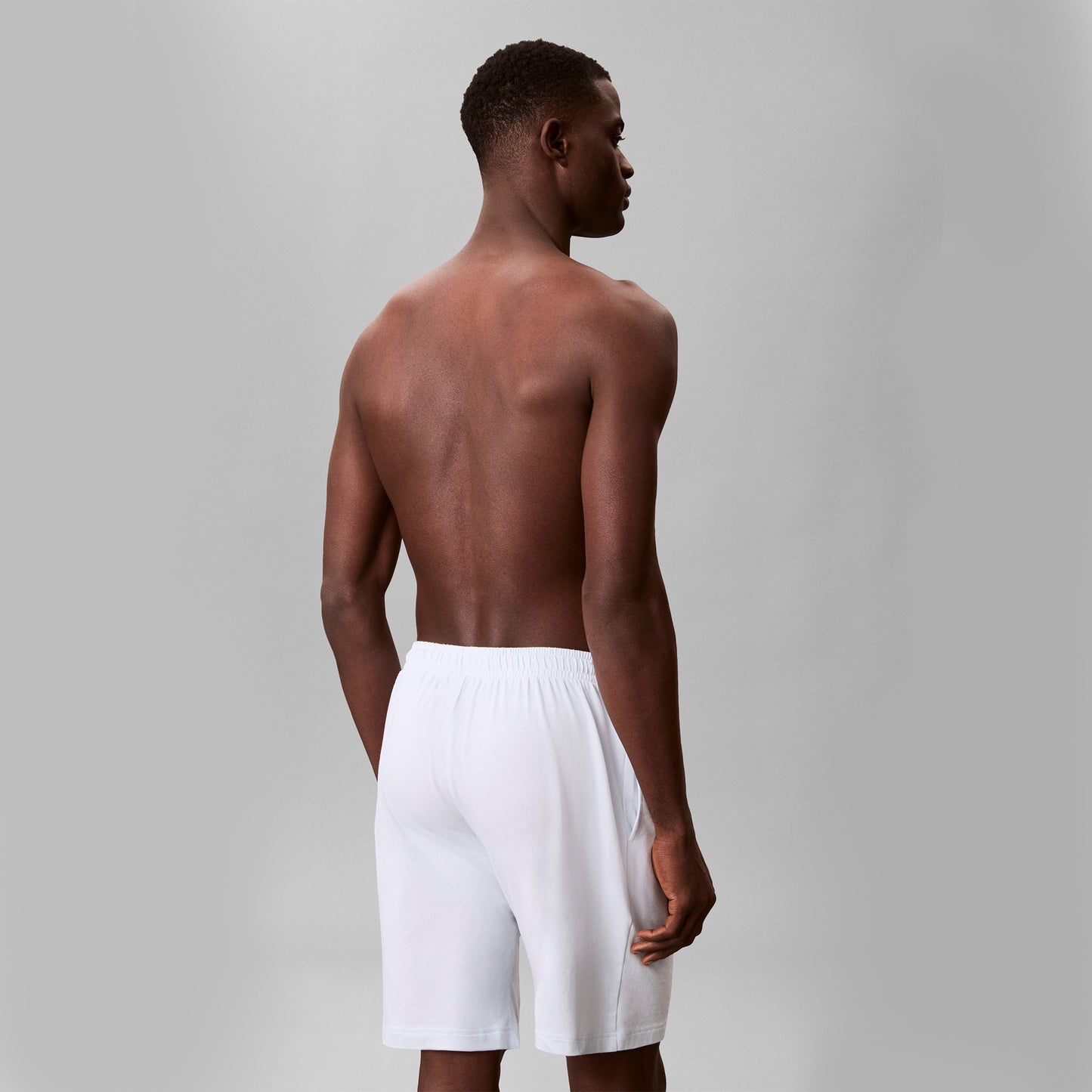 Calvin Klein MONOGRAM SLEEP SHORT Mens Shorts Ballad Blue