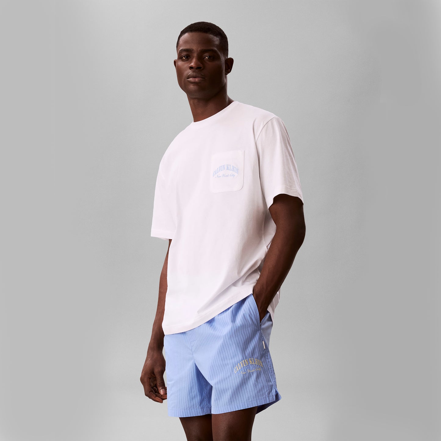 Calvin Klein HERITAGE CREST S/S Mens T-Shirt Multicoloured