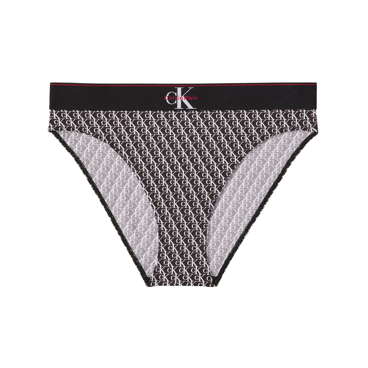 Calvin Klein HIGH WAIST BIKINI Womens High-Waist Briefs Black