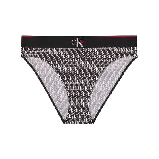 Calvin Klein HIGH WAIST BIKINI Womens High-Waist Briefs Black