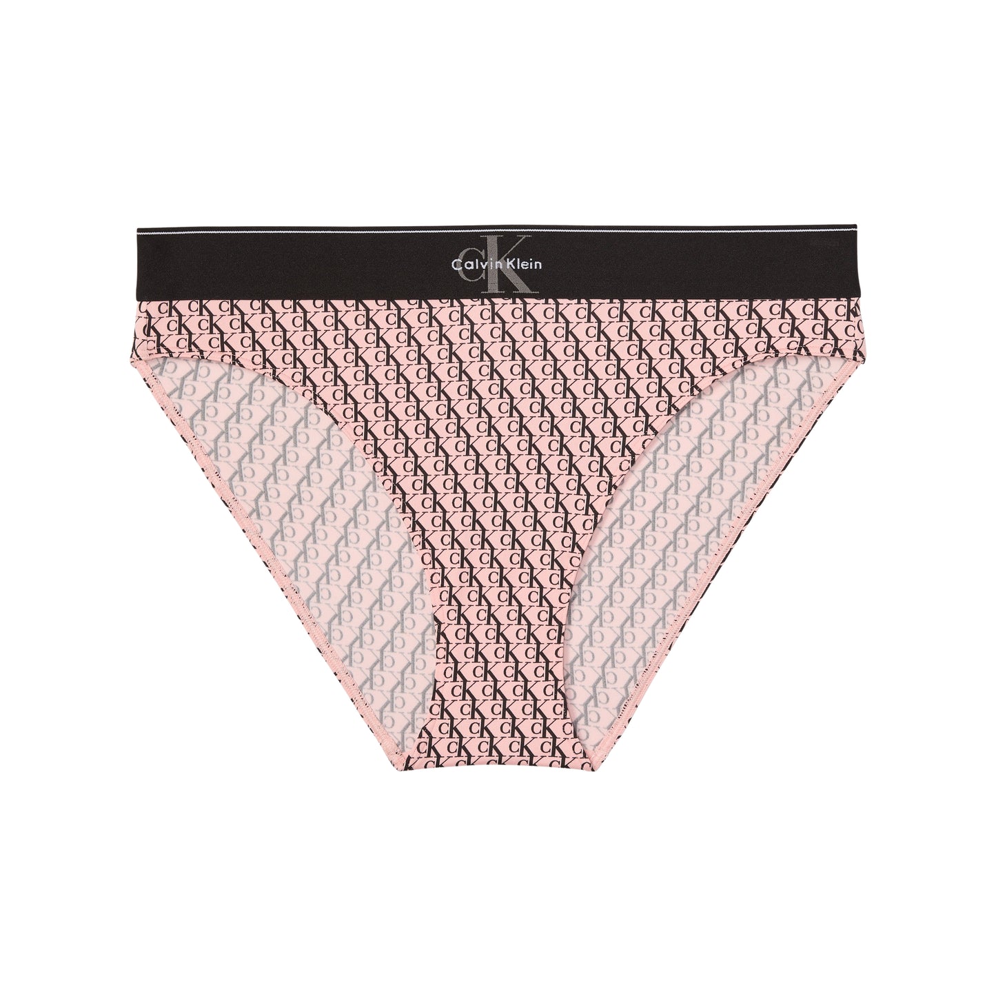 Calvin Klein HIGH WAIST BIKINI Womens High-Waist Briefs Bright Peach