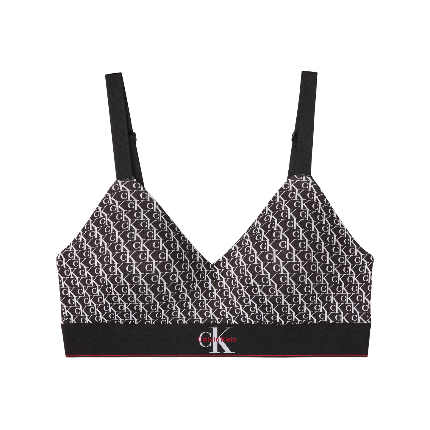 Calvin Klein LIGHTLY LINED BRALETTE Womens Bralette Black