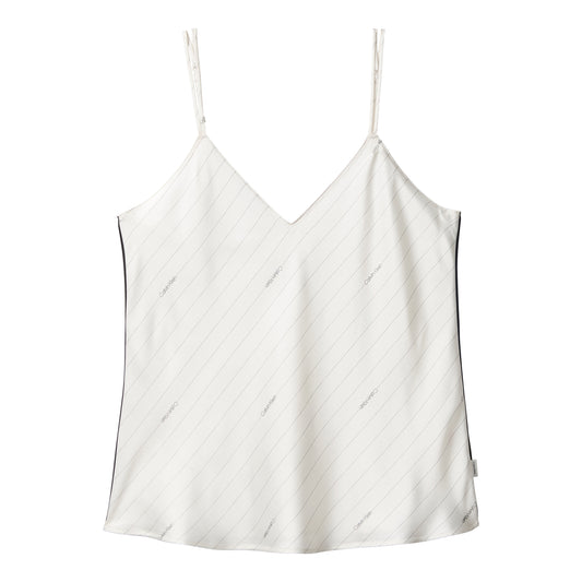 Calvin Klein SATIN CAMI Womens Pyjama Top Ivory
