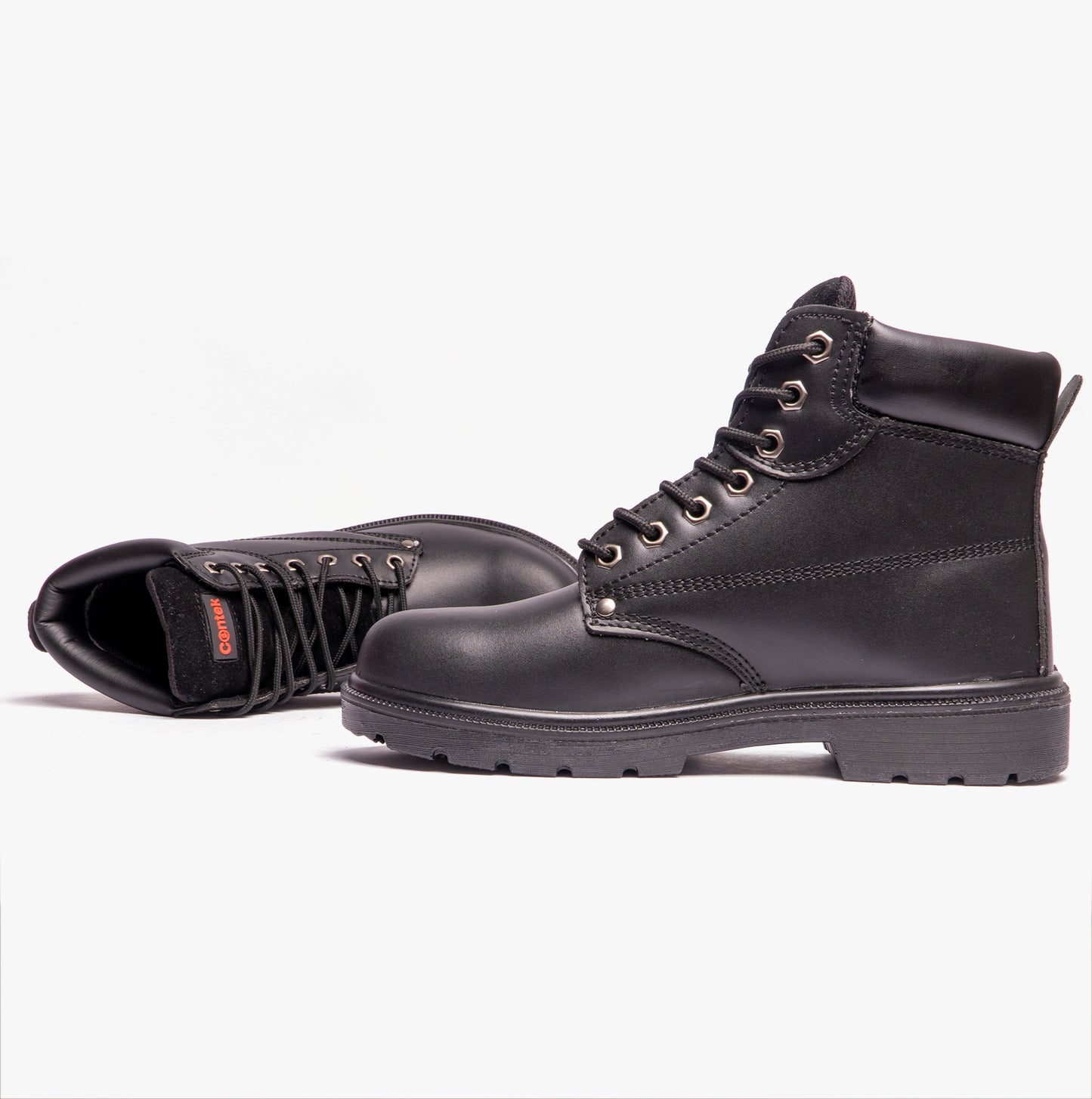 Centek FS331 Unisex Leather Safety Boots Black