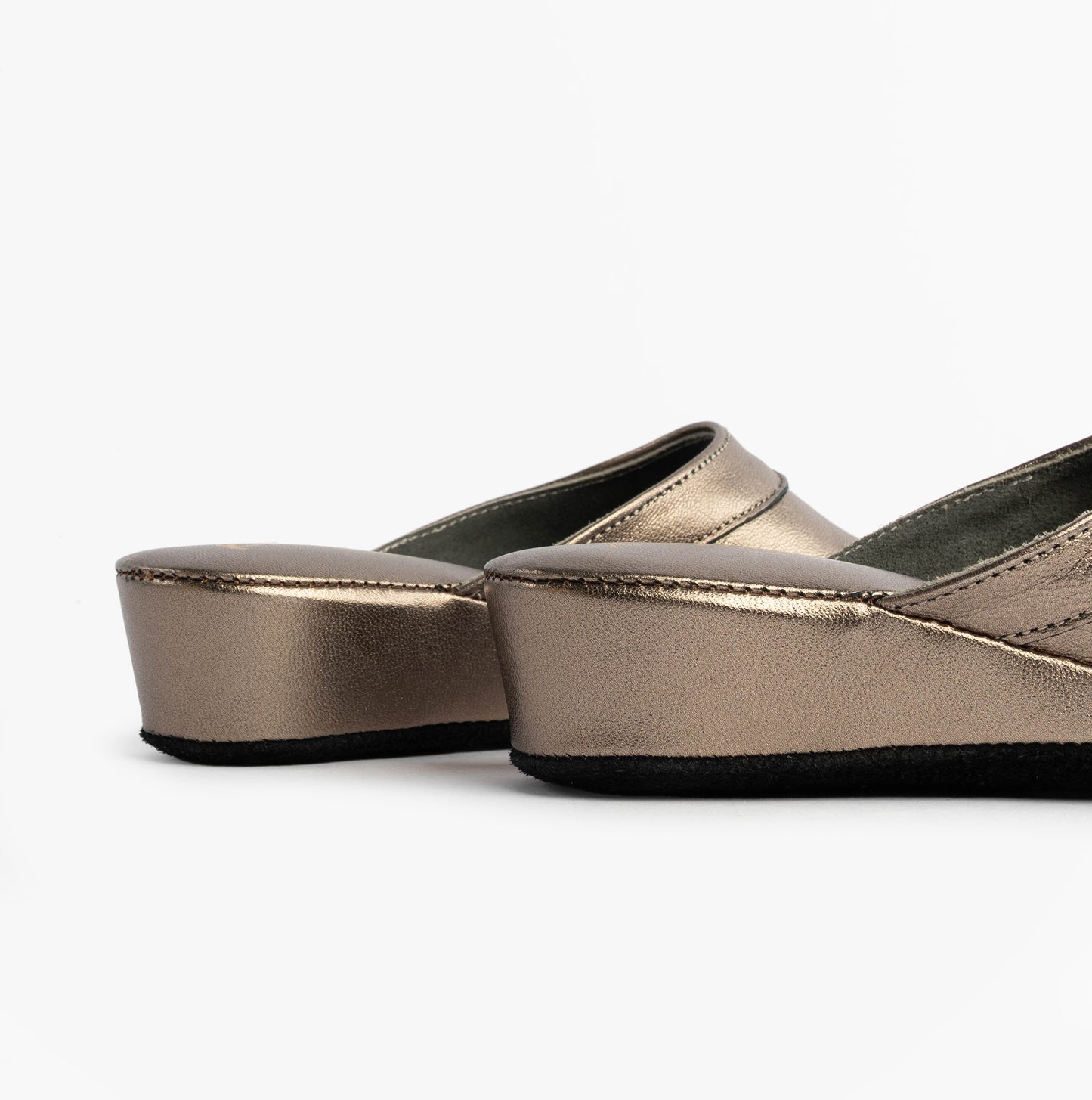 Chaleur FLORENCE Womens Mules Slippers Gold