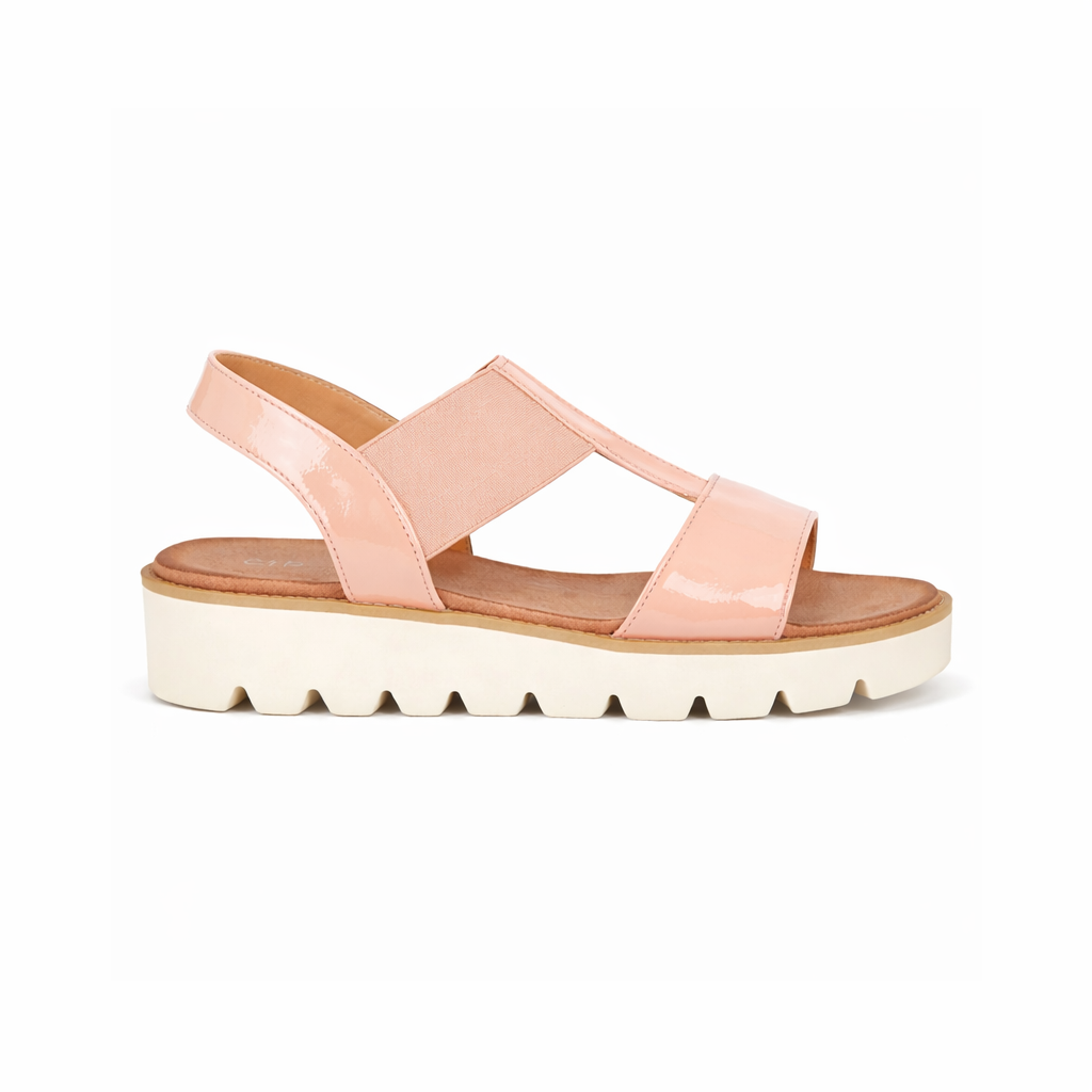 Cipriata ALADINA Womens Slingback Sandals Nude Patent