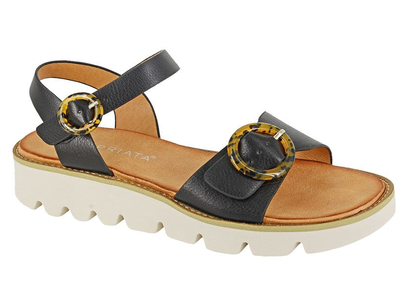 Cipriata MIMI Womens Ankle Strap Sandals Black