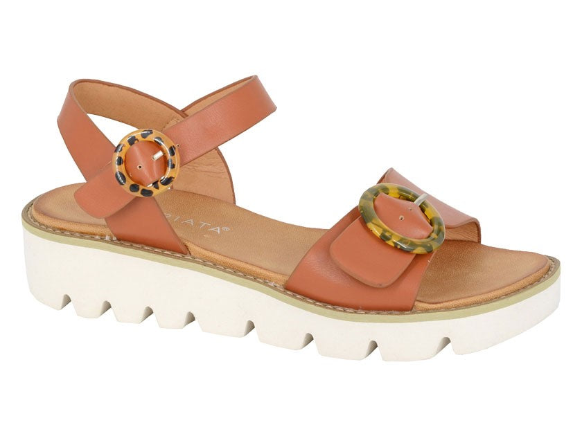 Cipriata MIMI Womens Ankle Strap Sandals Tan