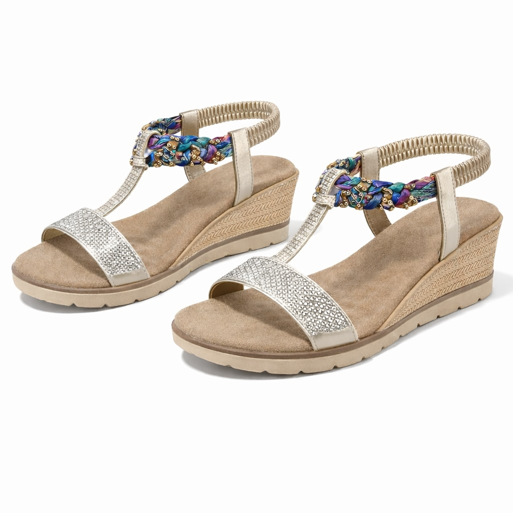 Cipriata GILDA Womens Slingback Sandals Gold