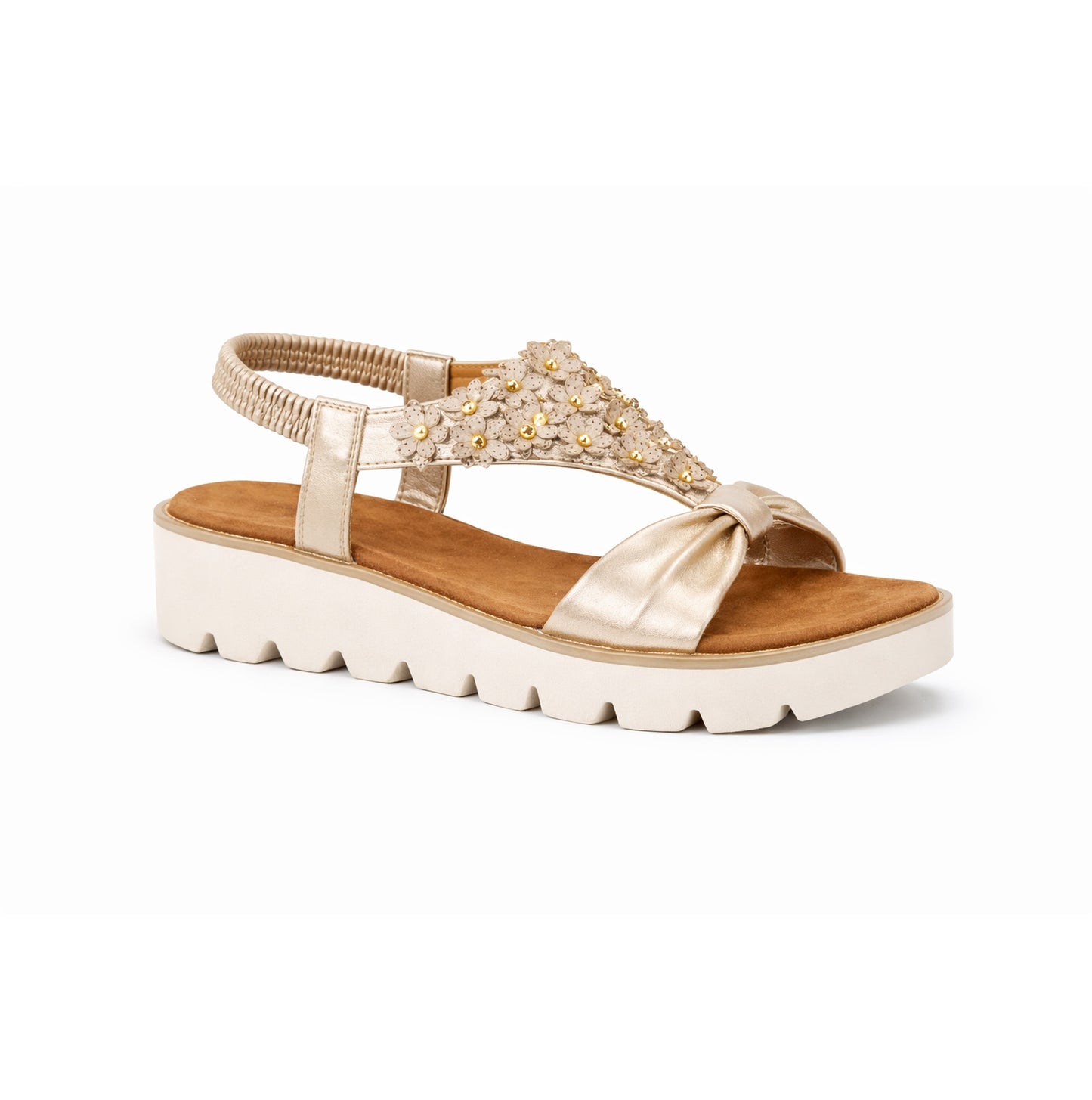 Cipriata SALVIA Womens Slingback Sandals Gold