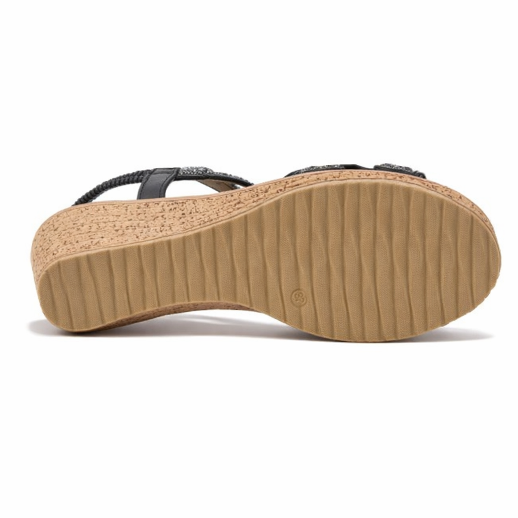 Cipriata ORA Womens Slingback Sandals Black