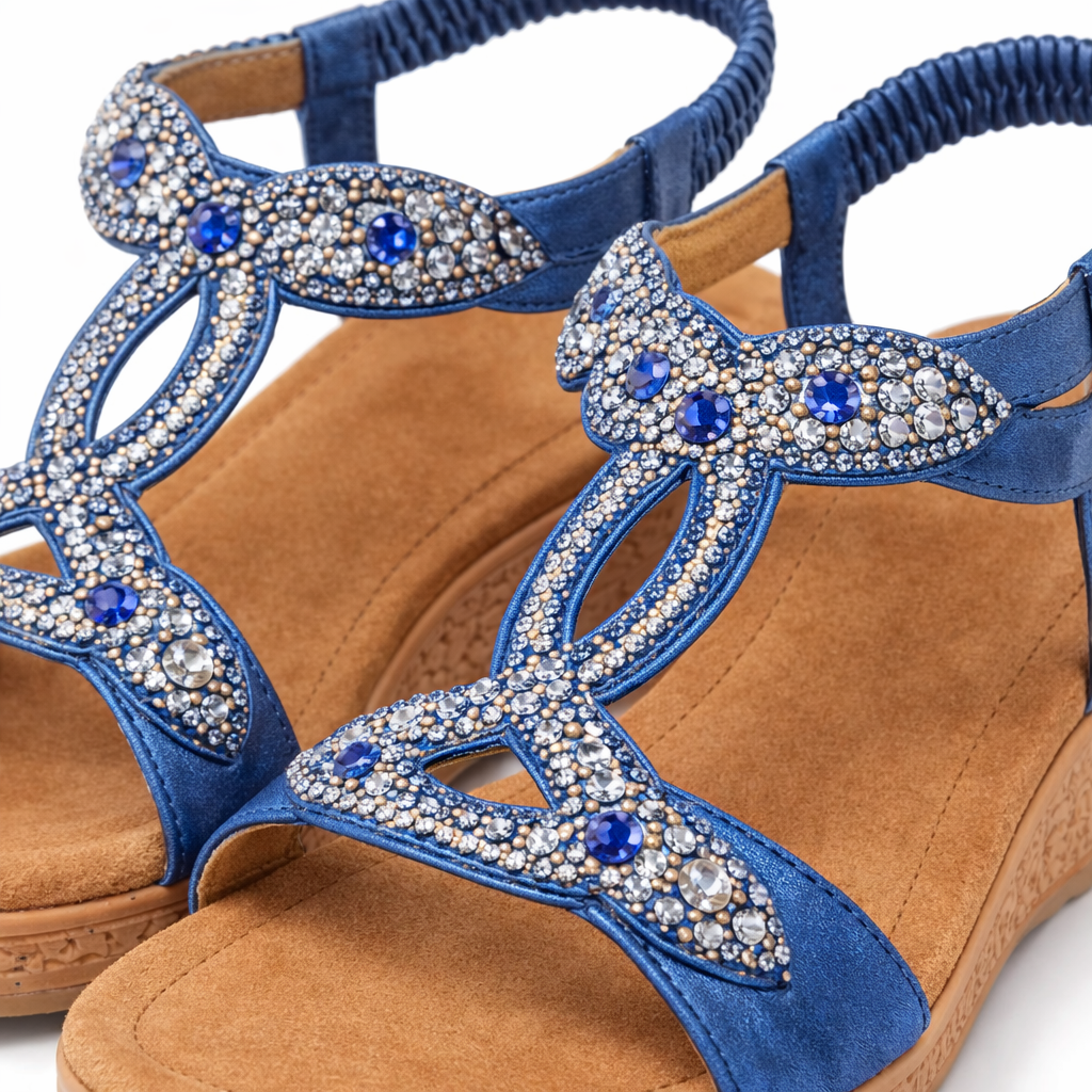 Cipriata ORA Womens Slingback Sandals Blue