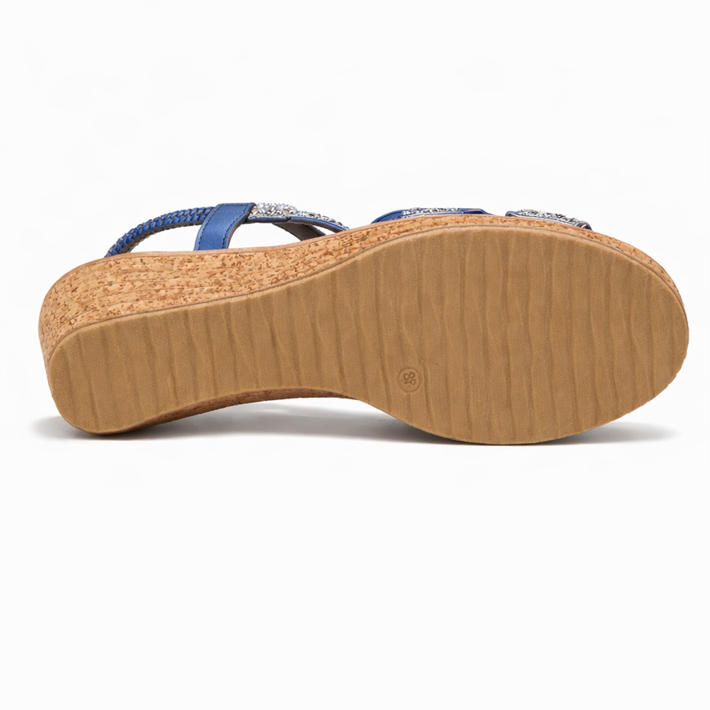 Cipriata ORA Womens Slingback Sandals Blue