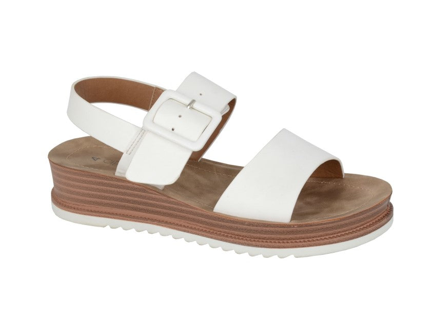 Cipriata ORFA Womens Slingback Sandals White