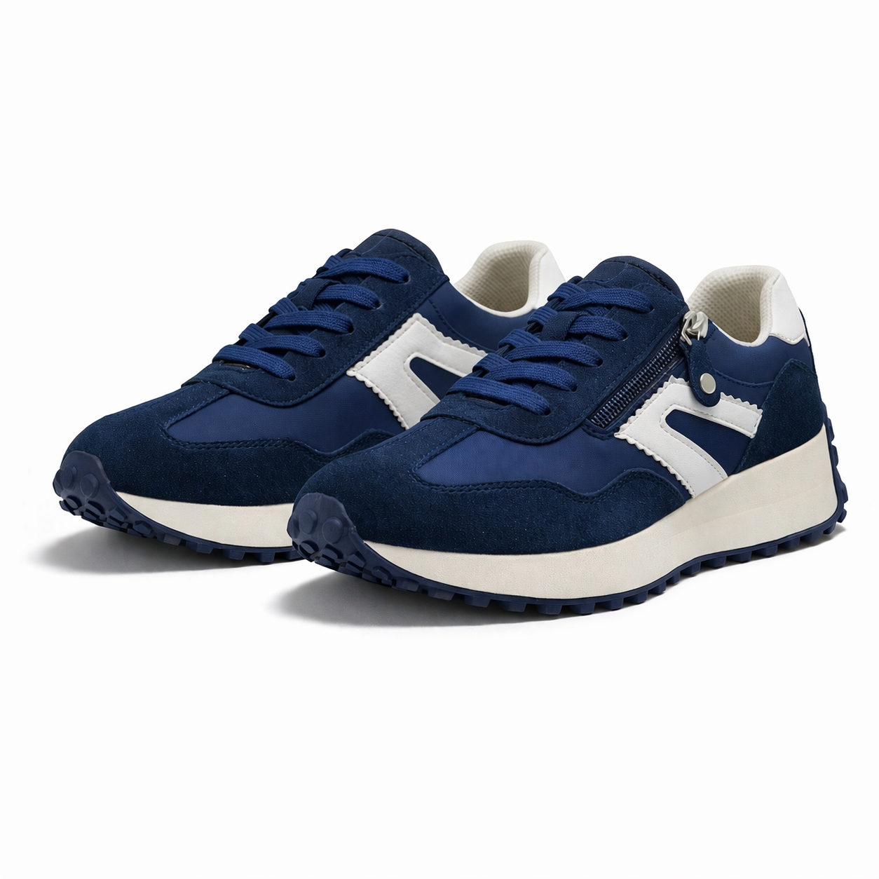 Cipriata FERRARA Womens Casual Trainers Navy