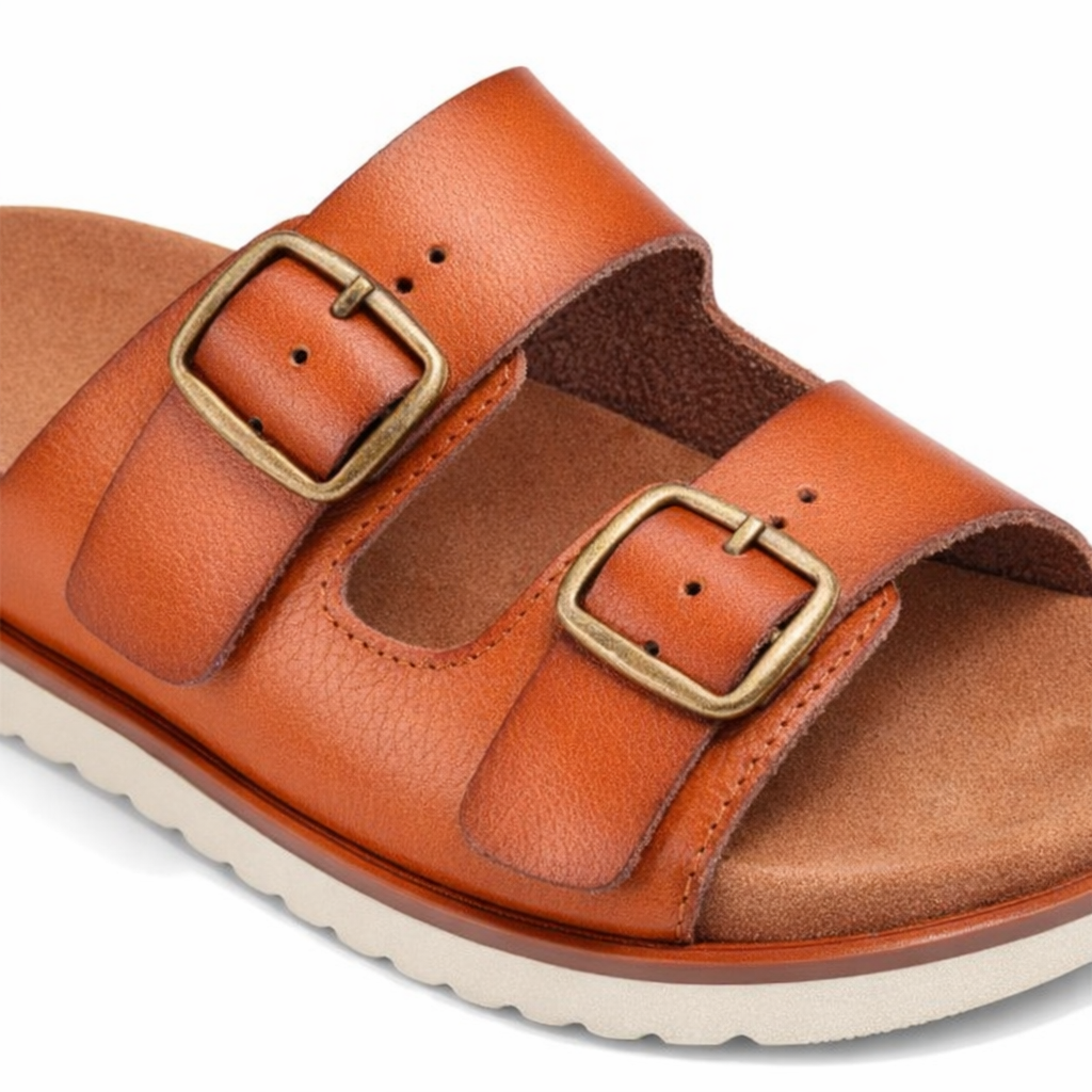 Cipriata TIBERIA Womens Mules Sandals Tan