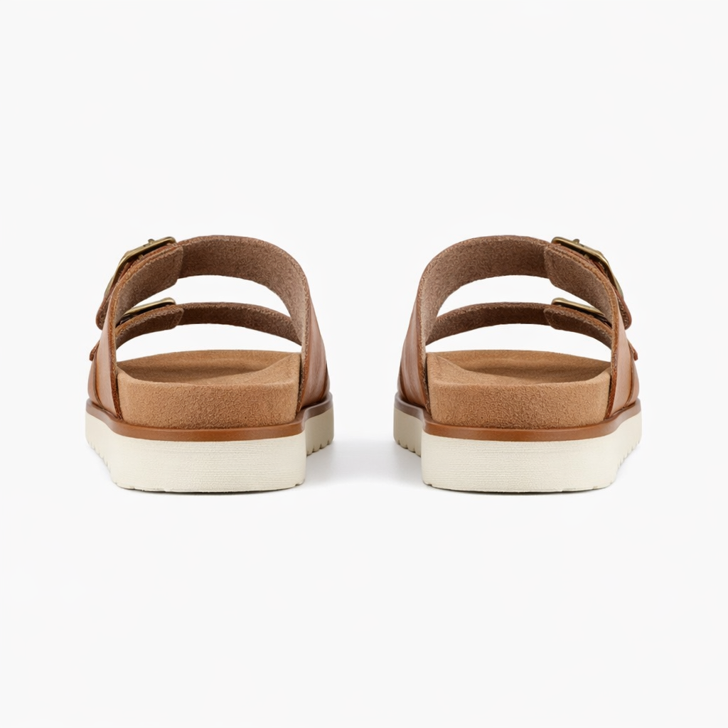 Cipriata TIBERIA Womens Mules Sandals Tan
