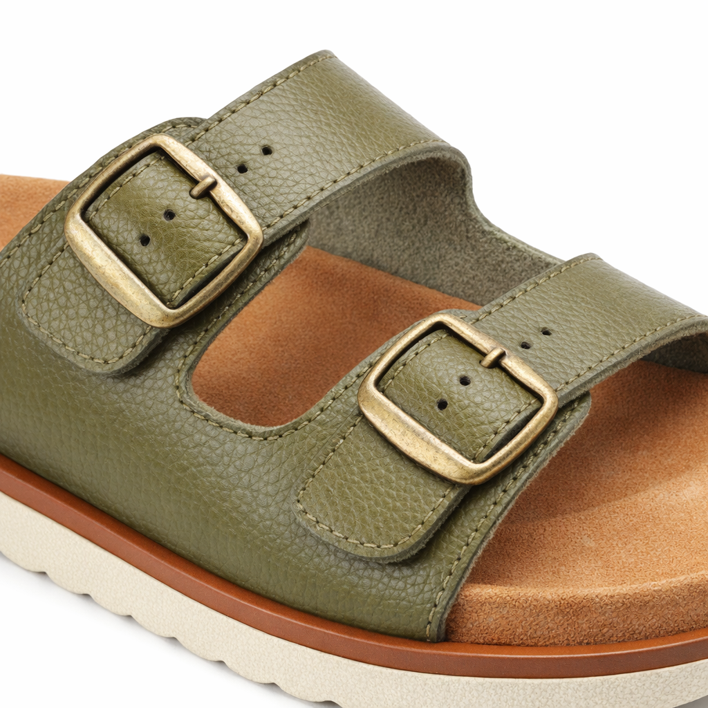 Cipriata TIBERIA Womens Mules Sandals Green