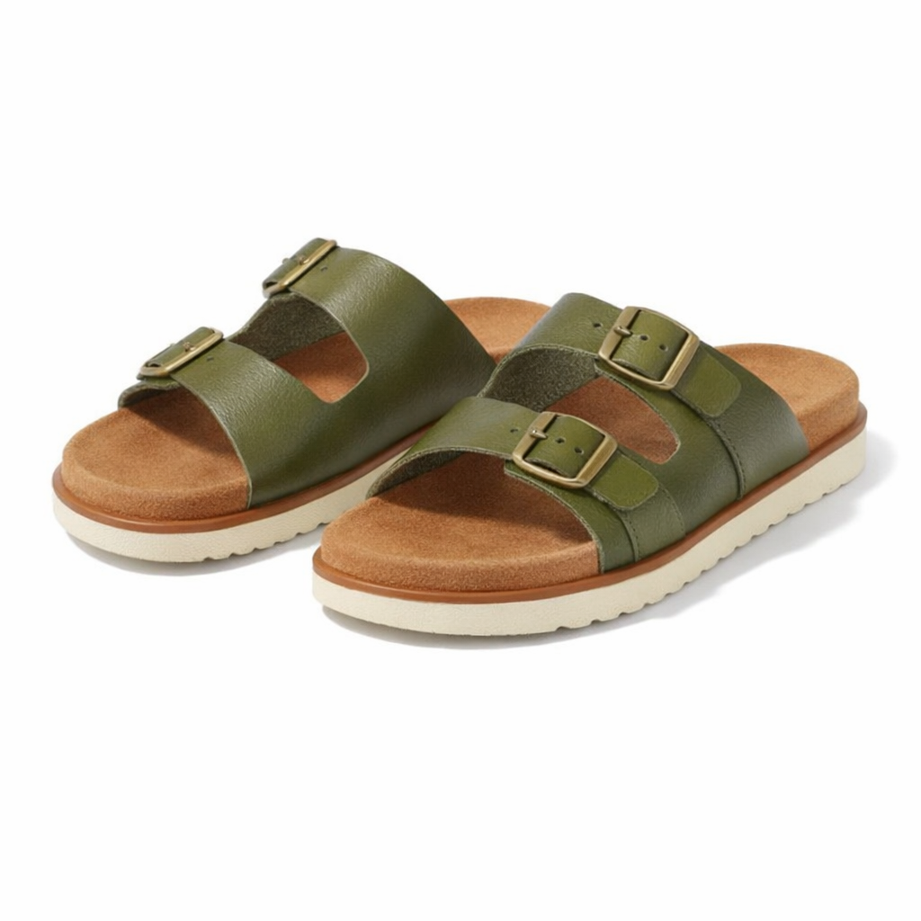Cipriata TIBERIA Womens Mules Sandals Green