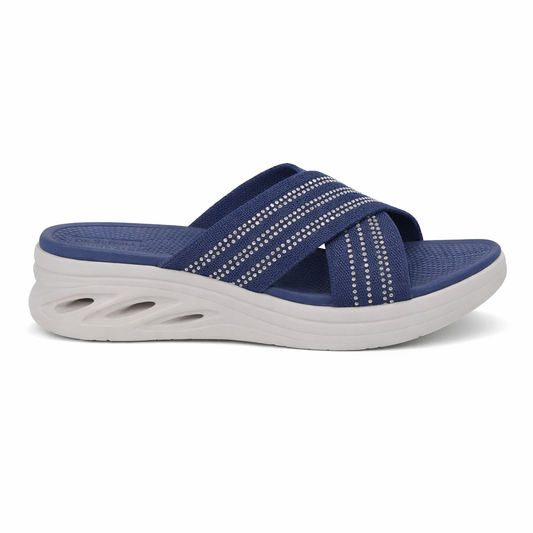 Cipriata ELINA Womens Mules Sandals Navy Blue