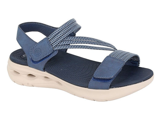 Cipriata ELENA Womens Ankle Strap Sandals Navy Blue