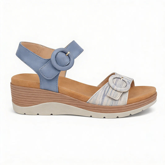 Cipriata FERA Womens Slingback Sandals Blue