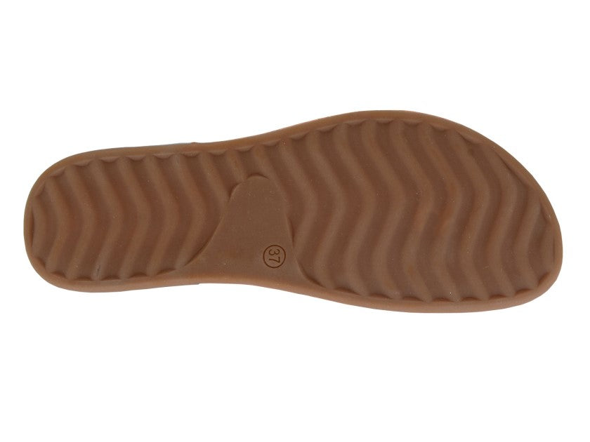 Cipriata CORINA Womens Toe-Post Sandals Light Tan