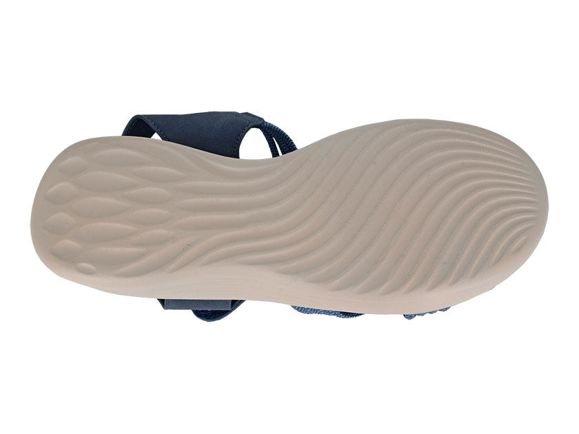 Cipriata ELETTA Womens Cross Strap Sandals Navy Blue