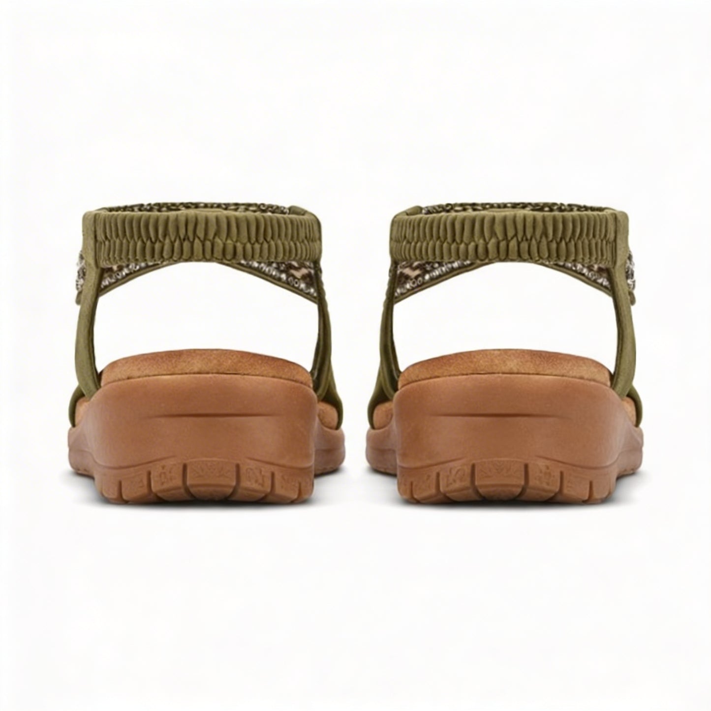 Cipriata GIOVINA Womens Slingback Sandals Khaki