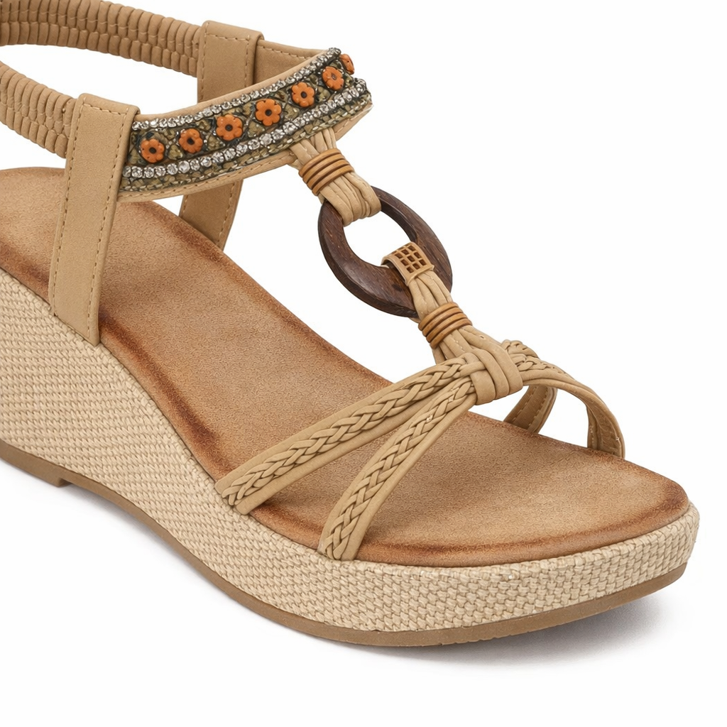 Cipriata GIOELA Womens Slingback Sandals Beige
