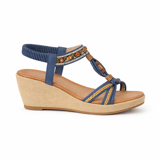 Cipriata GIOELA Womens Slingback Sandals Navy