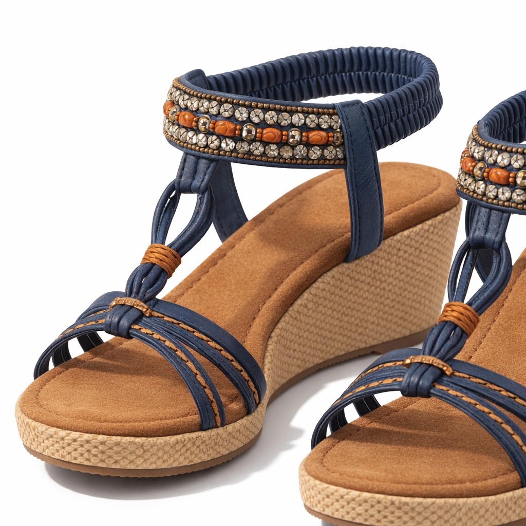 Cipriata GIOELA Womens Slingback Sandals Navy