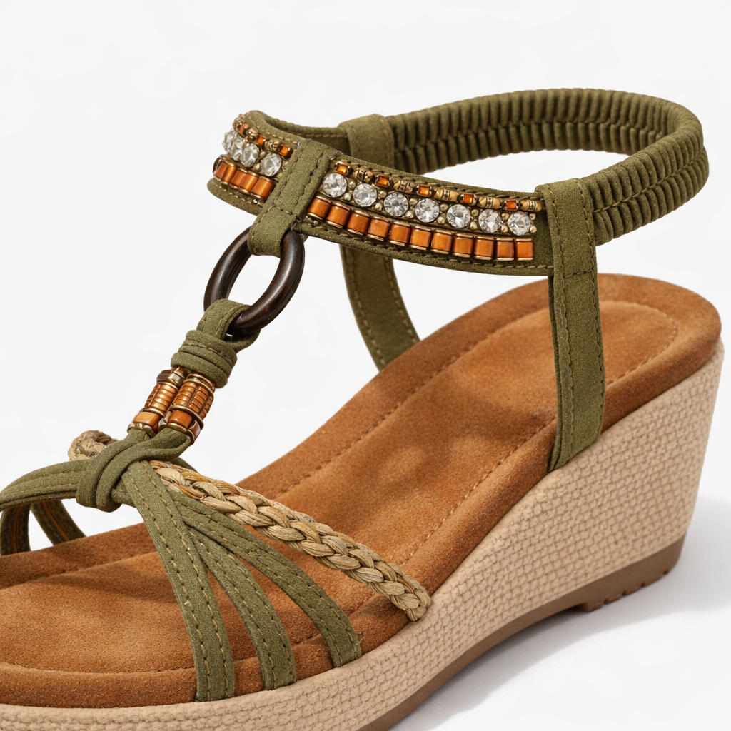 Cipriata GIOELA Womens Slingback Sandals Khaki