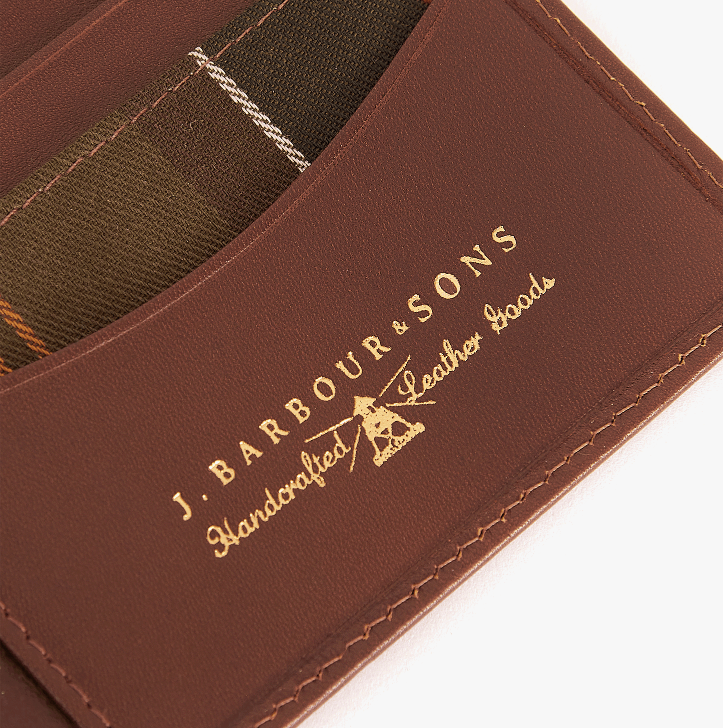 Barbour COLWELL Mens Wallet Brown/Classic