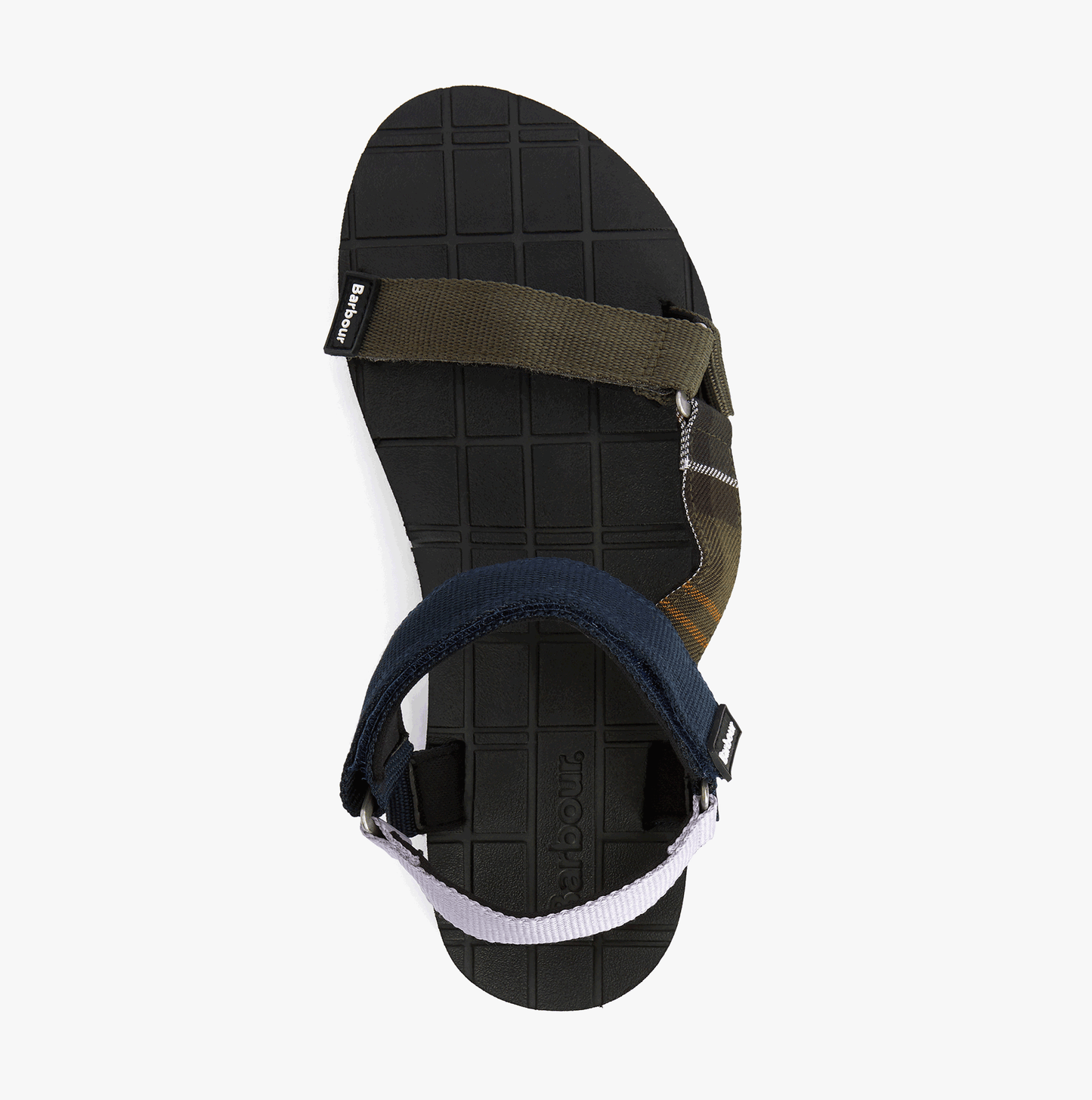 Barbour MILA Womens Ankle Strap Sandals Olive/Navy/Classic Tartan