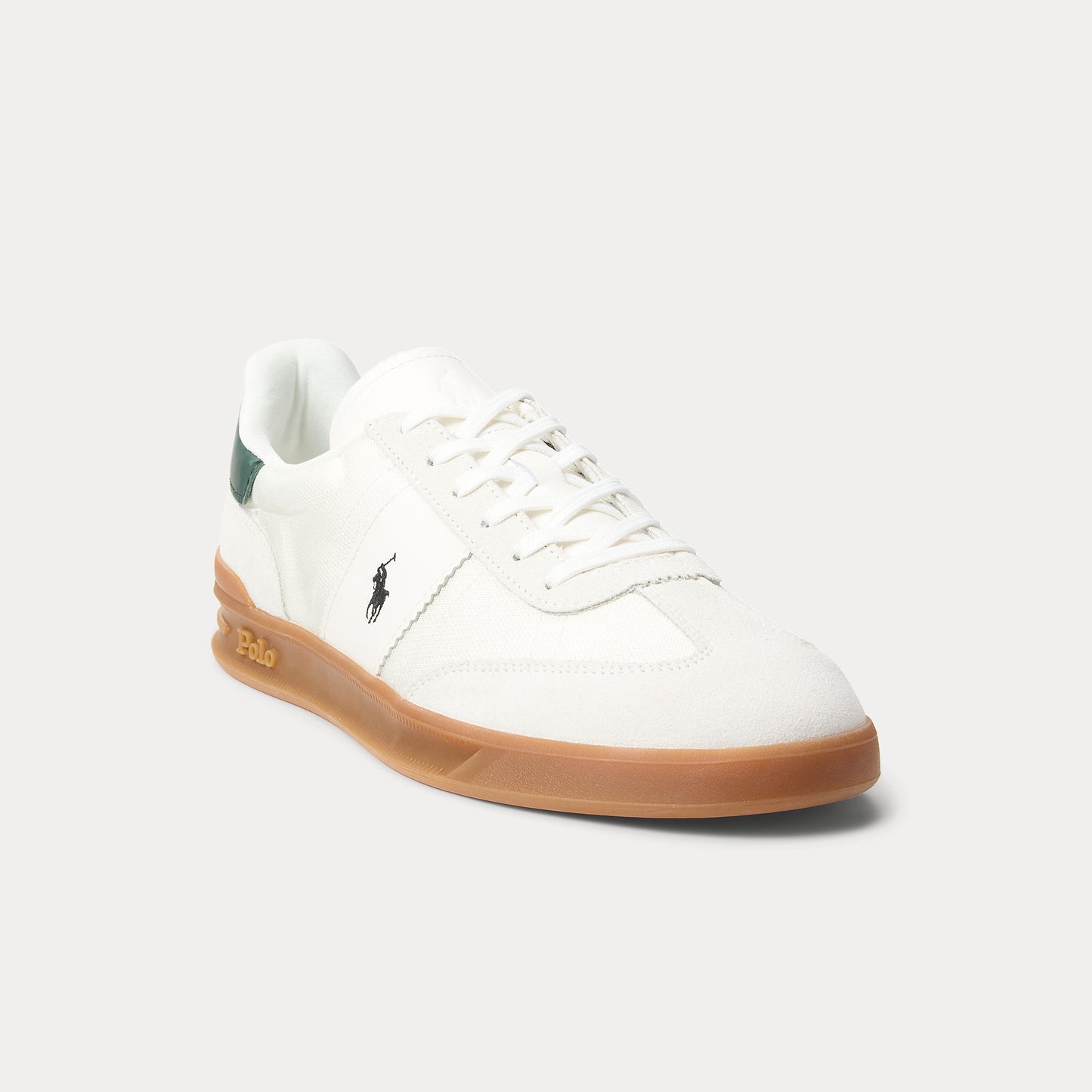 Polo Ralph Lauren HRT AERA PP Mens Court Trainers Bianco/College Green
