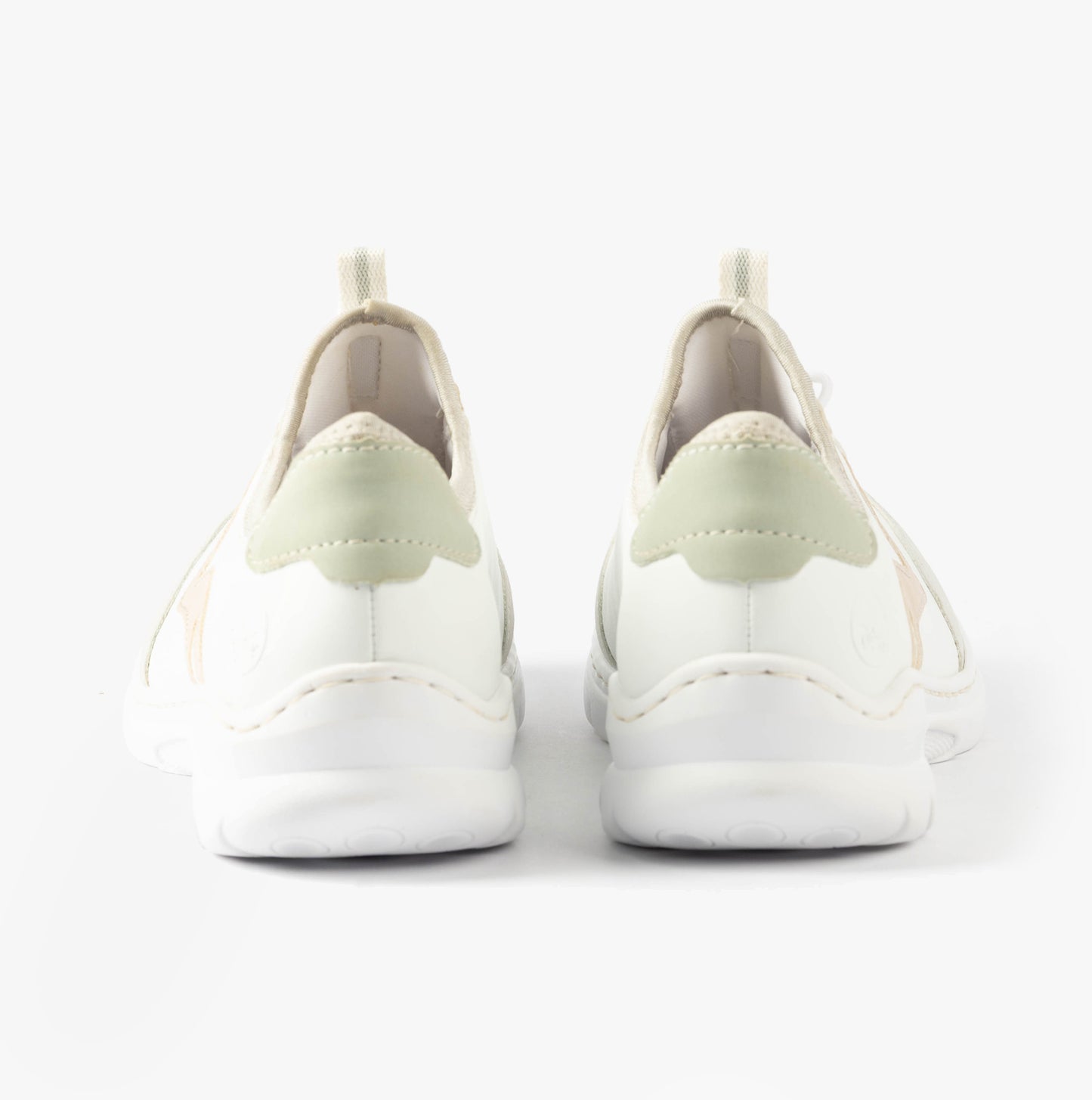 Rieker L32G9 Womens Casual Shoes White/Combi