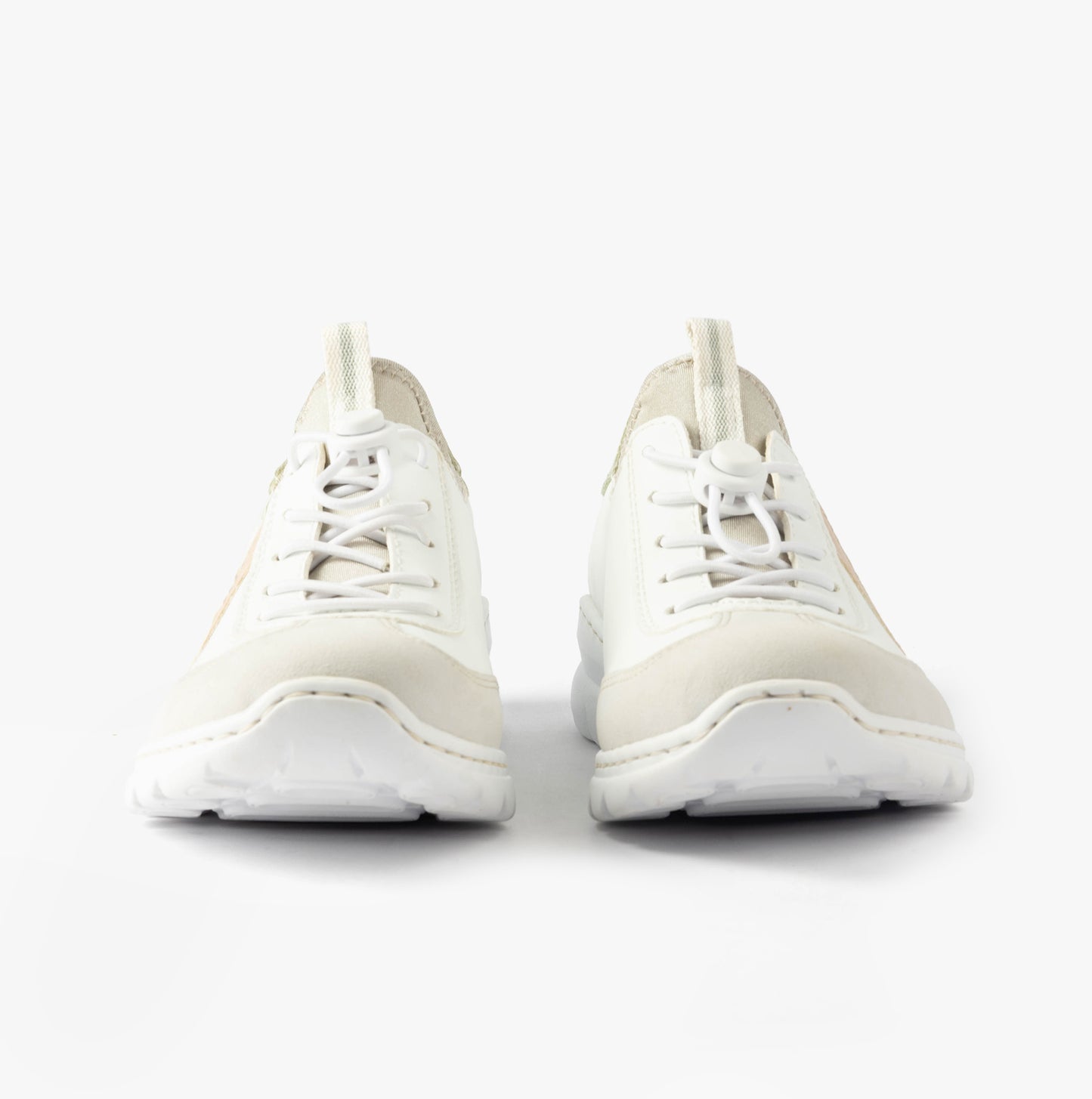 Rieker L32G9 Womens Casual Shoes White/Combi