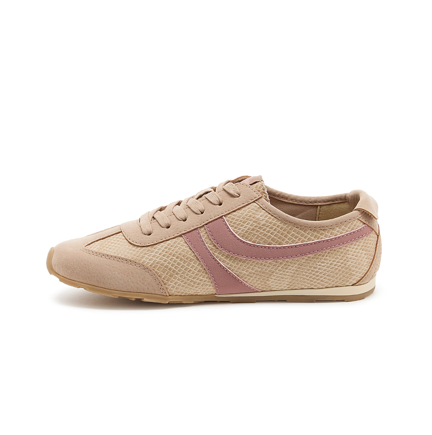Rocket Dog DESTIN VULC Womens Casual Trainers Tan Snake/Combo