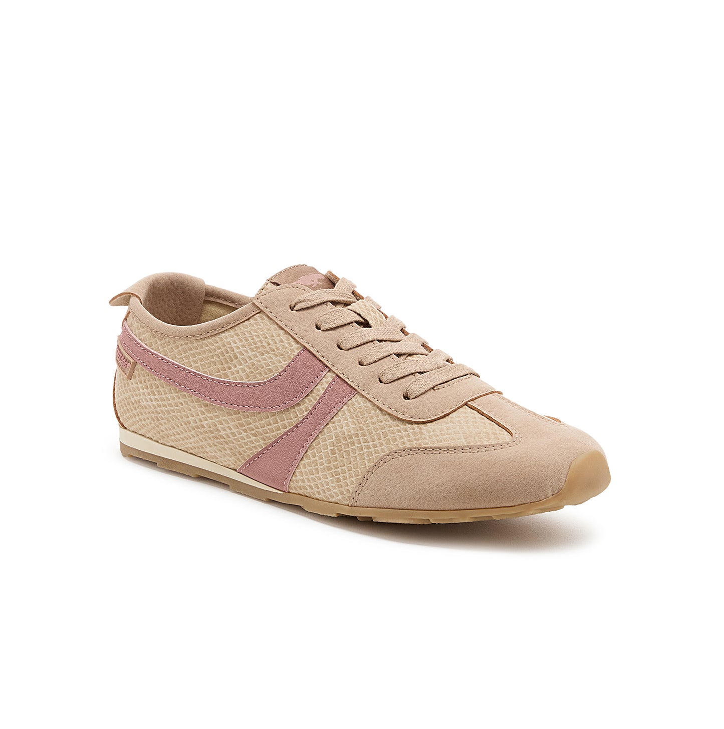 Rocket Dog DESTIN VULC Womens Casual Trainers Tan Snake/Combo