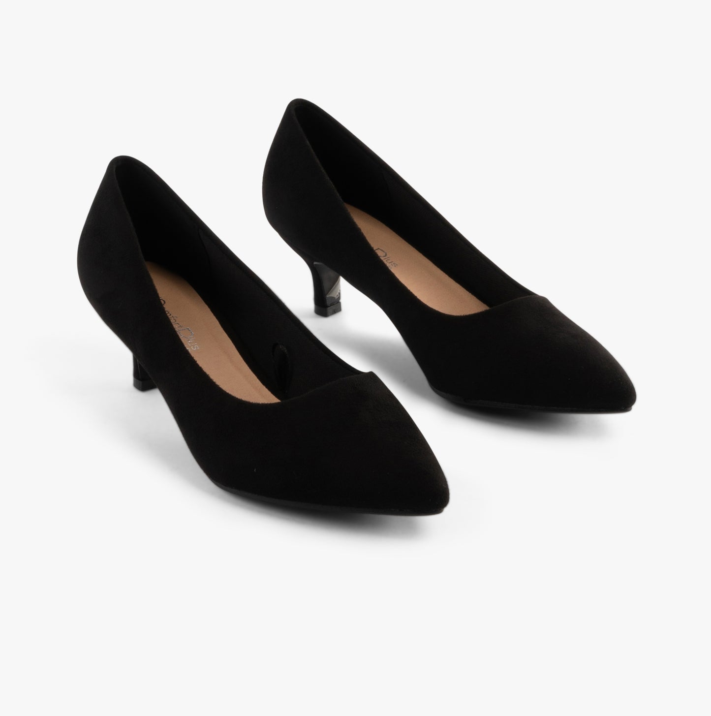 Comfort Plus TEXAS Womens Shoes Black - Faux Suede