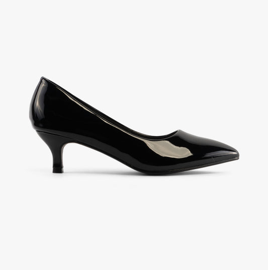 Comfort Plus TEXAS Womens Shoes Black - Patent